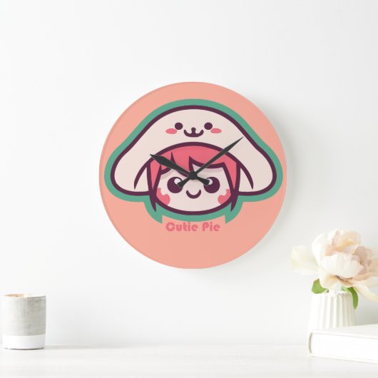 Grande Horloge Ronde Cutie Pie Anime (Maison)