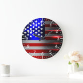 Grande Horloge Ronde Cutting Edge Laser Cut (Maison)