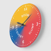 Grande Horloge Ronde Cycle de Clock (Angle)