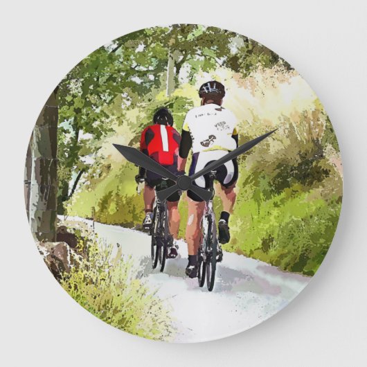 GRANDE HORLOGE RONDE CYCLISME (Recto)