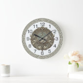 Grande Horloge Ronde Cygne Art Déco (Maison)