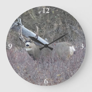 Grande Horloge Ronde D32 Mule Deer Buck