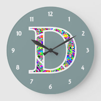 Grande Horloge Ronde D Illuminated monogram