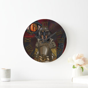 Grande Horloge Ronde Dachshund 