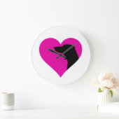 Grande Horloge Ronde Dachshund (Maison)