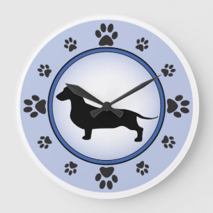 Grande Horloge Ronde Dachshund