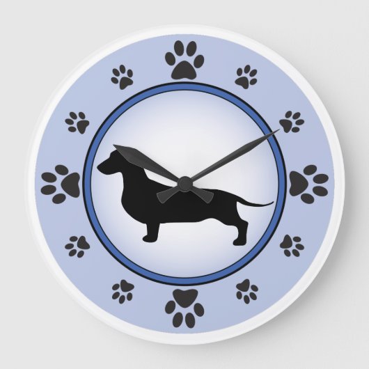 Grande Horloge Ronde Dachshund (Recto)