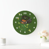 Grande Horloge Ronde Dachshund Chiens Motif (Maison)