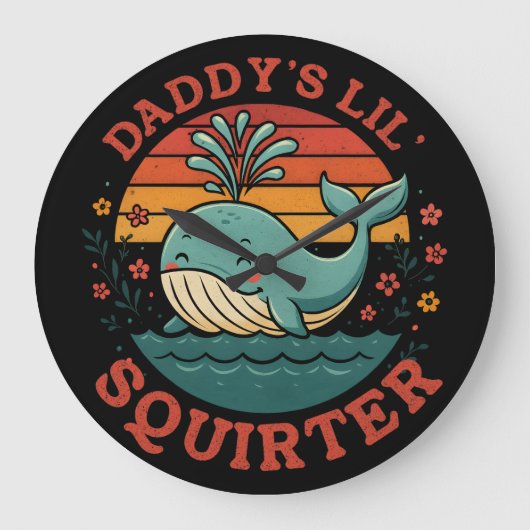 Grande Horloge Ronde Daddy Little Whale (Recto)