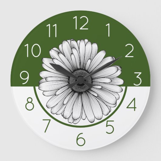 Grande Horloge Ronde Daisy (Recto)
