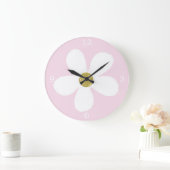 Grande Horloge Ronde Daisy Gold (Maison)