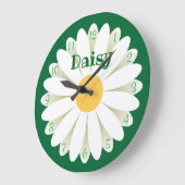 Grande Horloge Ronde Daisy Wall Clock (Angle)