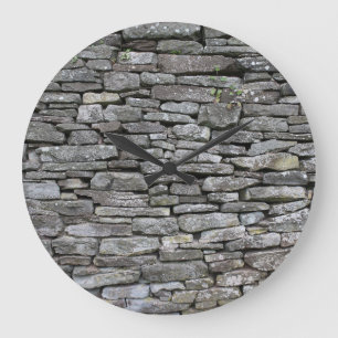 Grande Horloge Ronde Damas baroque : Modèle floral de luxe