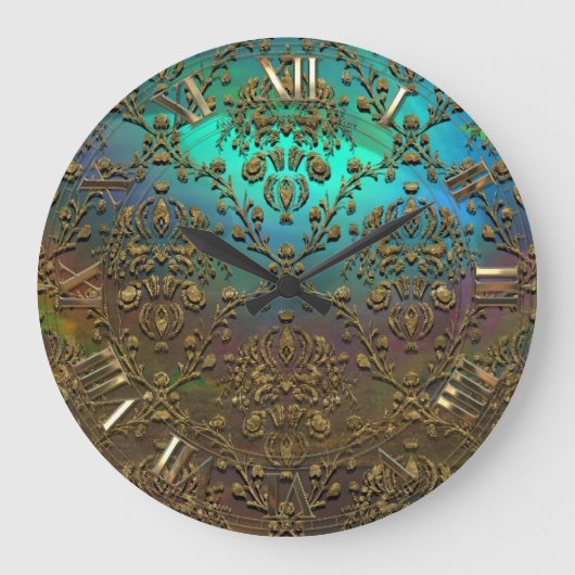 Grande Horloge Ronde Damassé de Jollain (Recto)