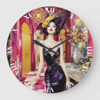 Dame Fantastique Mignonne Art Déco
