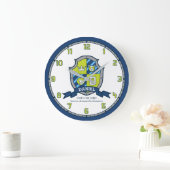 Grande Horloge Ronde Daniel boys name meaning green bear shield (Maison)