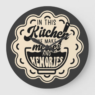 Grande Horloge Ronde Dans Cette Cuisine Nous Faisons Des Messes Et Des