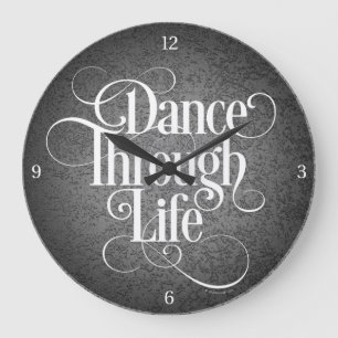 Grande Horloge Ronde Danser à travers la vie