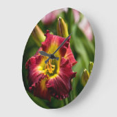 Grande Horloge Ronde Daylily "Dragon King" (Angle)
