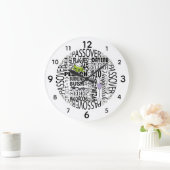 Grande horloge ronde de la Pâque "Dayenu" (Maison)