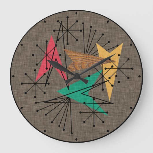 Grande Horloge Ronde Début des flèches atomiques classiques modernes du (Recto)