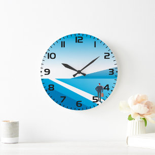 Grande Horloge Ronde Début du voyage Blue Road