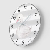 Grande Horloge Ronde Décodeur de Nursery (Angle)