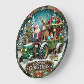 Grande Horloge Ronde Décorations de Noël et de Noël (Angle)