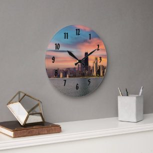 Grande Horloge Ronde Deep Sunset Chicago
