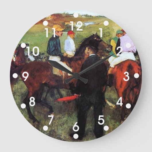 Grande Horloge Ronde Degas - Racehores (Recto)