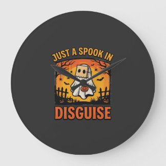 Grande Horloge Ronde Déguisement de fantôme Halloween