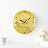 Grande Horloge Ronde Delicate Rose Wall Clock (Maison)