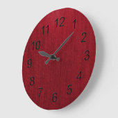 Grande Horloge Ronde Denim Texture (Angle)