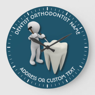 Grande Horloge Ronde Dentist Dental Surgeon