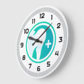 Grande Horloge Ronde Dentiste | Dents (Angle)
