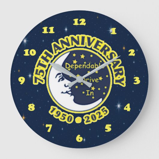 Grande Horloge Ronde Dependable Drive In 75th Anniversary Clock (Recto)