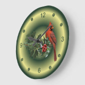 Grande Horloge Ronde Des Cardinaux Apparaissent Quand Les Anges Sont Pr (Angle)