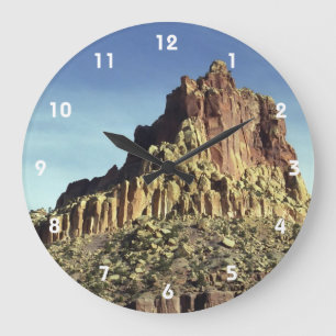 Grande Horloge Ronde Desert Rock Mountain Peak Paysage Photo