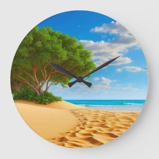 Grande Horloge Ronde Deserted Tropical Island Sandy Beach 