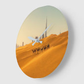 Grande Horloge Ronde Deserts | Dubai's Skyline View with Camels (Angle)