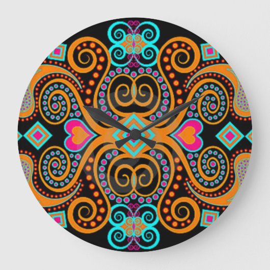 Grande Horloge Ronde Design mexicain (Recto)