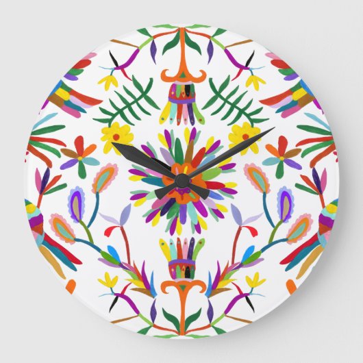 Grande Horloge Ronde Design Otomi moderne II (Recto)