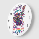 Grande Horloge Ronde Désolé, Allez... (Angle)