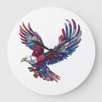 Dessin d'un aigle, concept 4 juillet