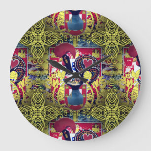 Grande Horloge Ronde dessins portugais 