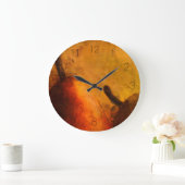 Grande Horloge Ronde Deux poires d'or (Maison)