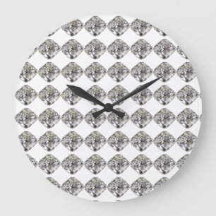 Grande Horloge Ronde Diamant