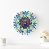 Grande Horloge Ronde Diamants et perles 1 (Maison)