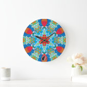 Grande Horloge Ronde Diatome Kaleidoscope (Maison)