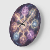 Grande Horloge Ronde Die 7 Chakren´7 (Angle)